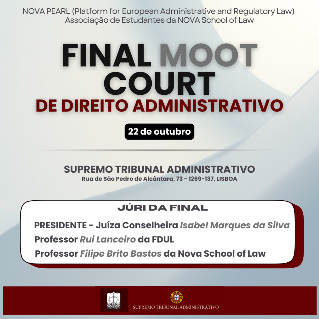 Prova Final do Moot Court de Direito Administrativo no Supremo Tribunal Administrativo